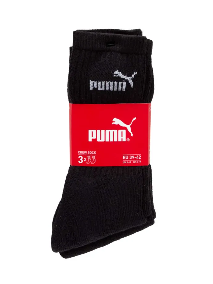 Socken CREW SOCK 6P in 200 - black