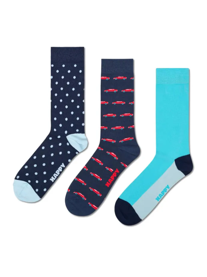 Socken 3er Pack in Car