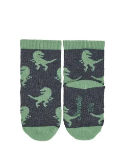Socken 3er-Pack Dino in ecru