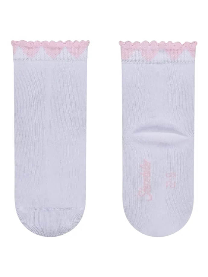 Socken 3er-Pack Eis am Stiel in weiß