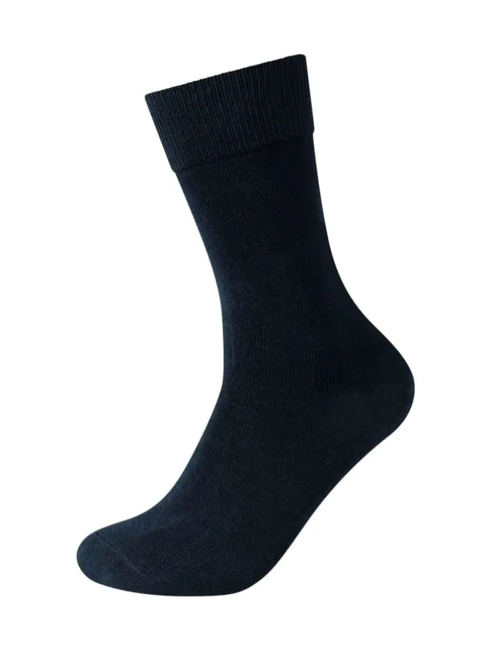 Socken Kinder Strümpfe mit weichem Bund Baumwolle Pflegeleicht langlebig für Jungen und Mädchen 9er Pack essentials in blau