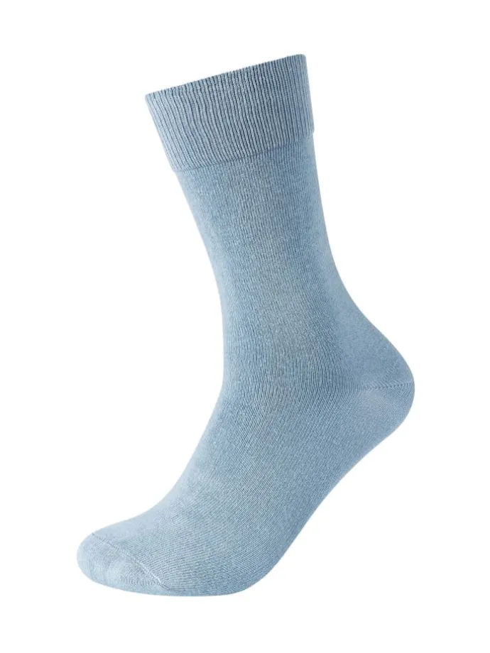Socken Kinder Strümpfe mit weichem Bund Baumwolle Pflegeleicht langlebig für Jungen und Mädchen 9er Pack essentials in blau