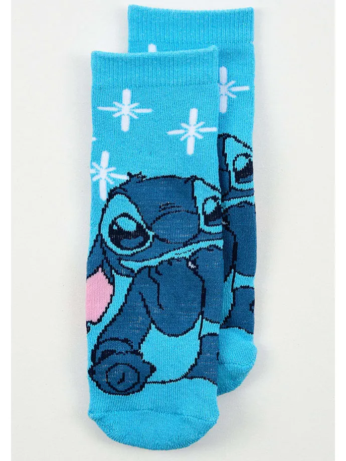 Socken "Lilo & Stitch" in Hellblau