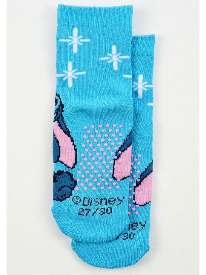 Socken "Lilo & Stitch" in Hellblau