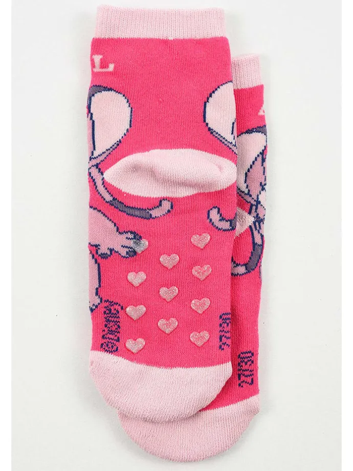 Socken "Lilo & Stitch" in Pink