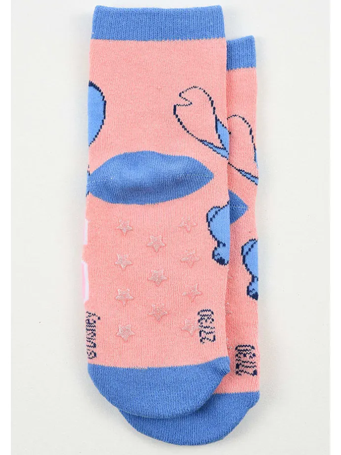 Socken "Lilo & Stitch" in Rosa/ Blau