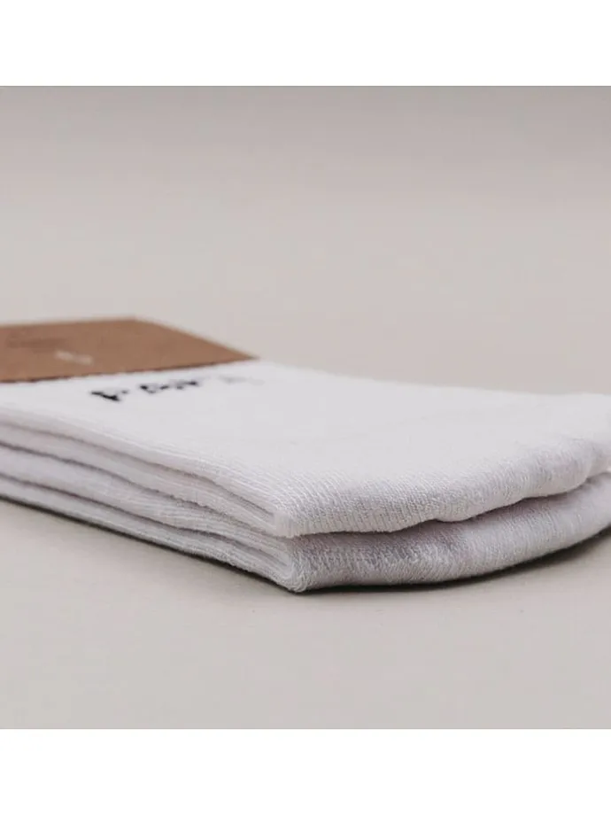 Socken "Papa" in Weiß