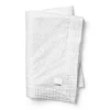 Soft Cotton Decke - Embroidery Anglaise, 100x75cm, in Weiß