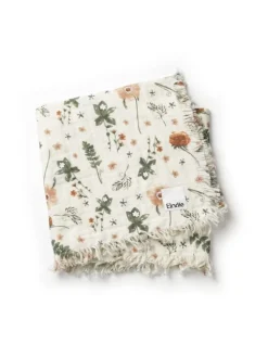 Soft Cotton Decke - Meadow Blossom in Bunt 100 x 75cm