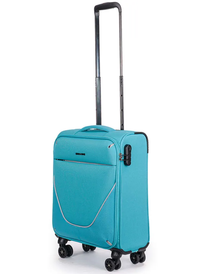 Softcase-Trolley in Hellblau - (B)40 x (H)55 x (T)29 cm