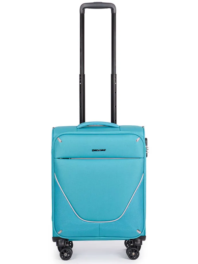 Softcase-Trolley in Hellblau - (B)40 x (H)55 x (T)29 cm