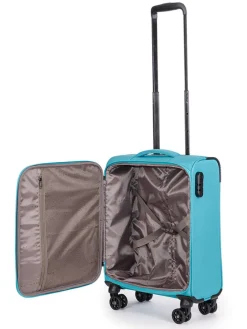 Softcase-Trolley in Hellblau - (B)40 x (H)55 x (T)29 cm