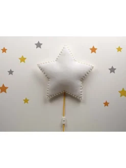 Softlampe Nachtlicht/Wandlampe Stern, Schnur & Stecker