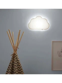 Softlampe Nachtlicht/Wandlampe Wolke, Schnur & Stecker