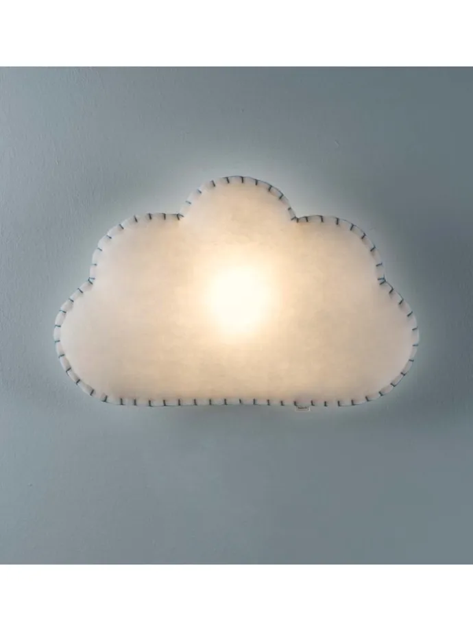 Softlampe Nachtlicht/Wandlampe Wolke, Schnur & Stecker
