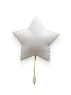 Softlampe Nachtlicht/Wandlampe Stern, Schnur & Stecker