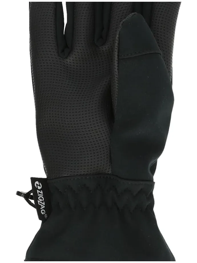 Softshell-Handschuhe "Santiay" in Schwarz