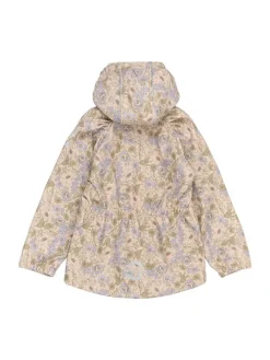 Softshelljacke in Beige/Lila