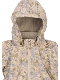 Softshelljacke in Beige/Lila