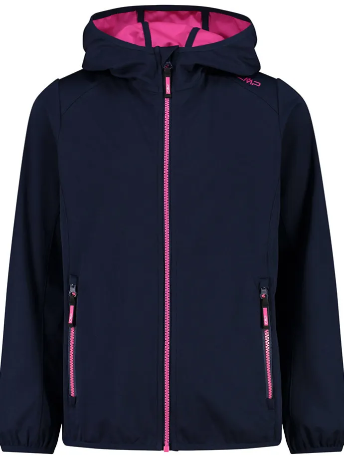 Softshelljacke in Dunkelblau