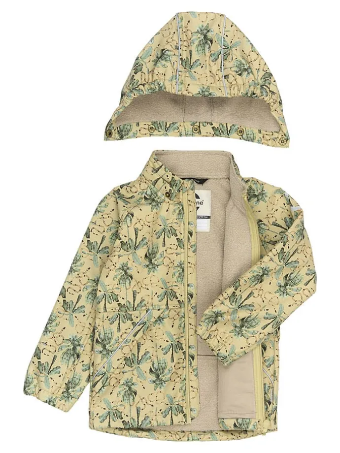 Softshelljacke in Gelb/ Grün