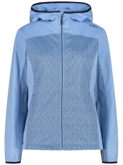 Softshelljacke in Hellblau