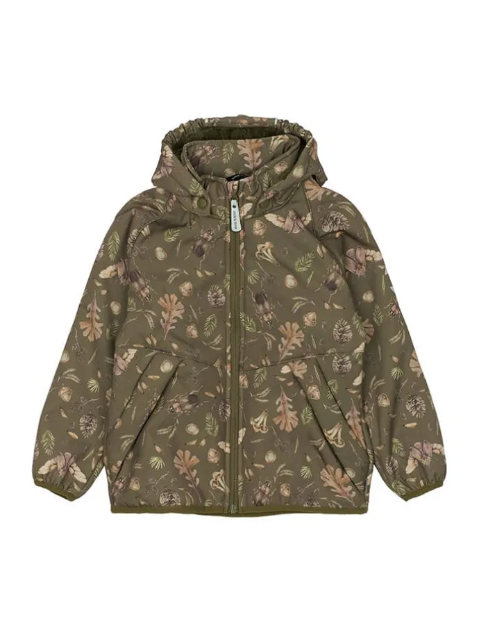 Softshelljacke in Khaki