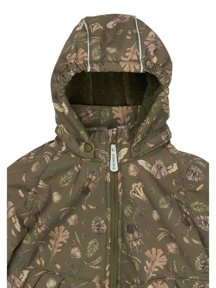 Softshelljacke in Khaki