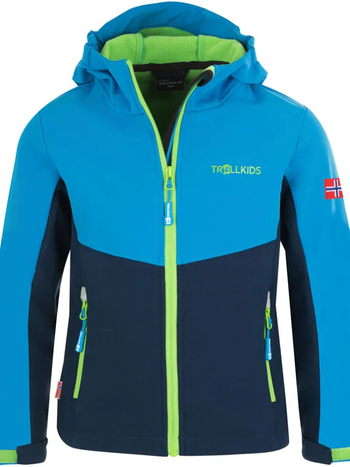Softshelljacke "Kristiansand" in Blau/ Dunkelblau