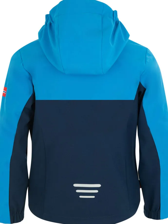 Softshelljacke "Kristiansand" in Blau/ Dunkelblau