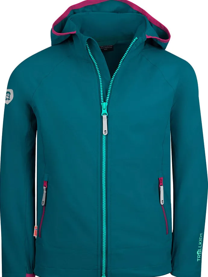 Softshelljacke "Kvalvika" in Petrol