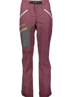 Softshell-Skitourenhose "Cevedale" in Bordeaux