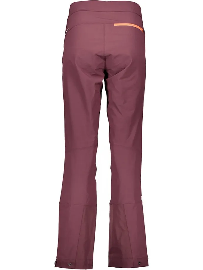 Softshell-Skitourenhose "Cevedale" in Bordeaux