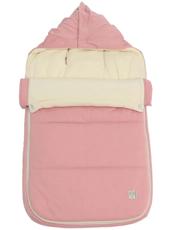 Sommer-Fußsack "Tiffy" in Rosa - (L)90 x (B)42 cm