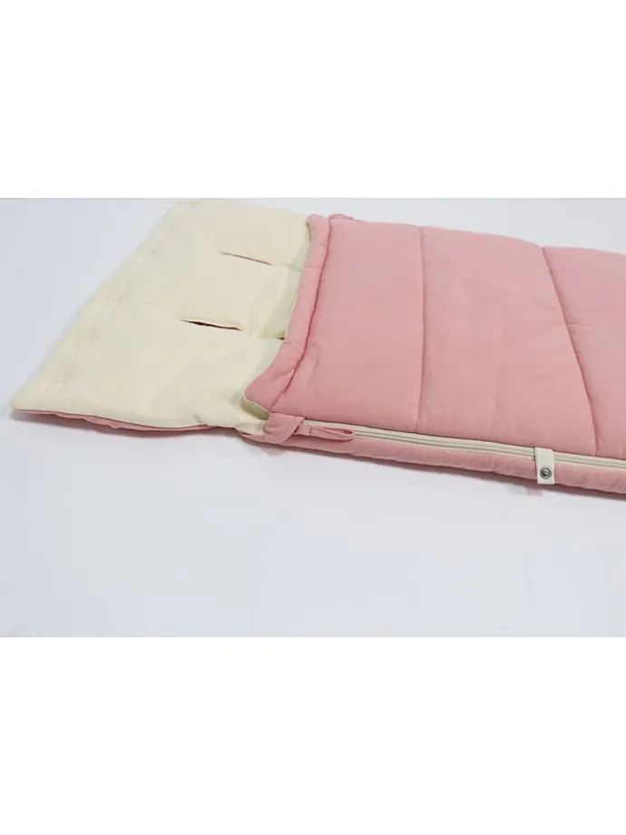 Sommer-Fußsack "Tiffy" in Rosa - (L)90 x (B)42 cm