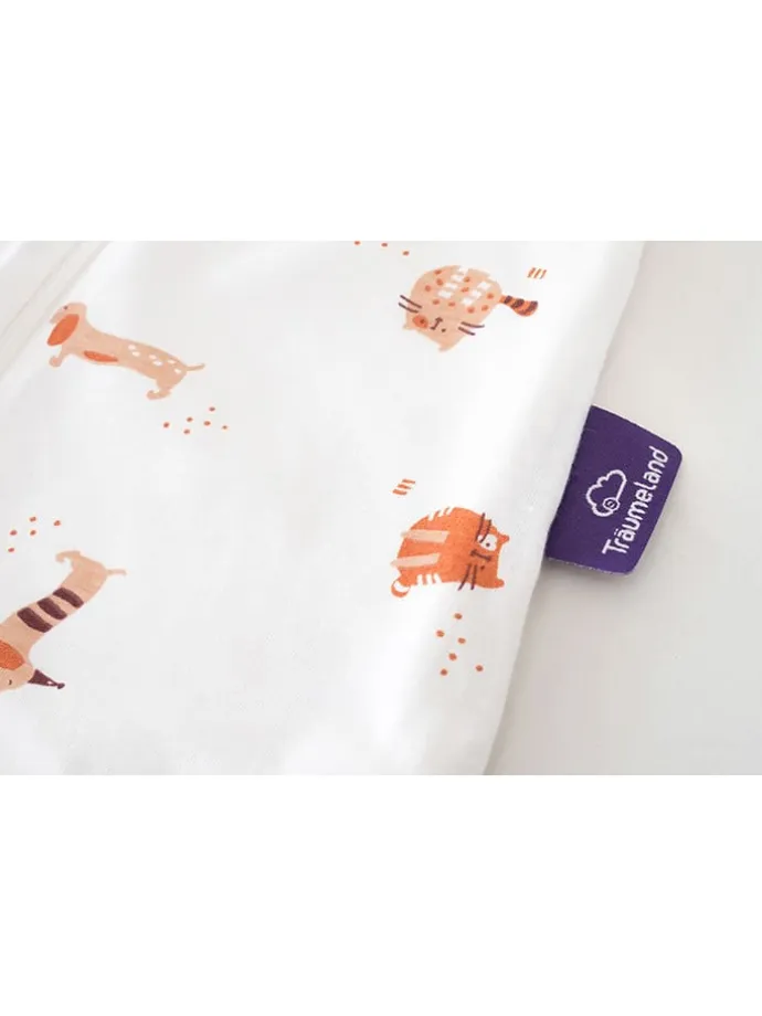 Sommerschlafsack "Liebmich" in Weiß