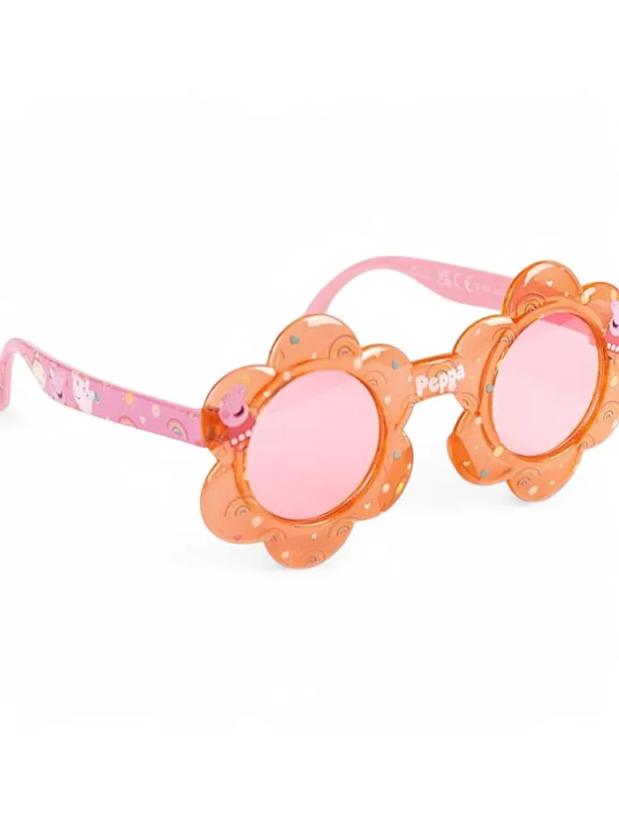 Sonnenbrille Peppa Pig Blumenform in Bunt