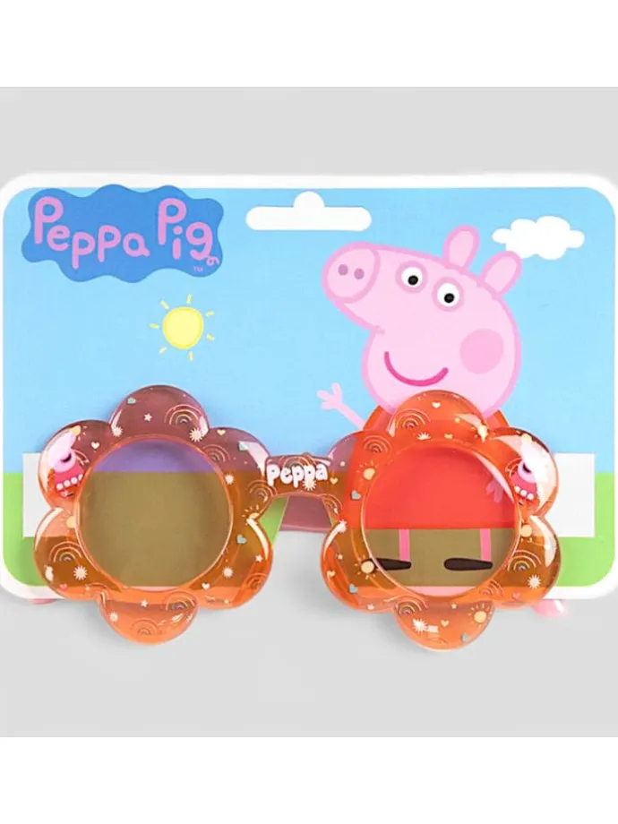 Sonnenbrille Peppa Pig Blumenform in Bunt