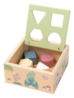 Sortierbox Holz in bunt