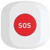 SOS-Schalter "R7052 Zigbee" in Weiß/ Rot