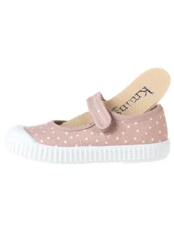 Spangenballerinas in Rosa