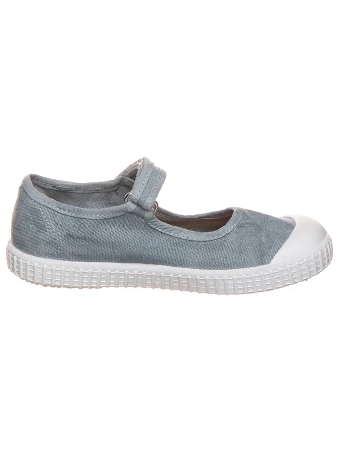 Spangenballerinas "Siringa" in Blau