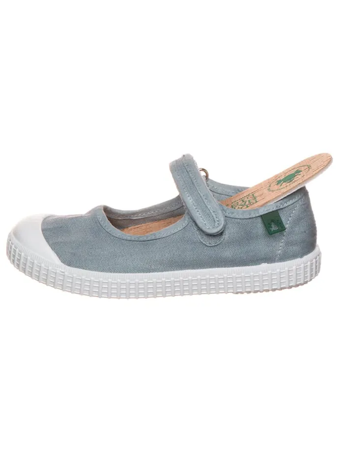 Spangenballerinas "Siringa" in Blau
