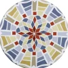 Spann-Tischdecke "Maximex" in Bunt - Ø 85 cm