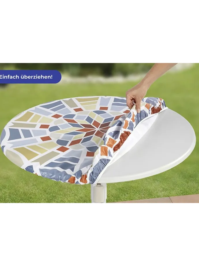 Spann-Tischdecke "Maximex" in Bunt - Ø 85 cm