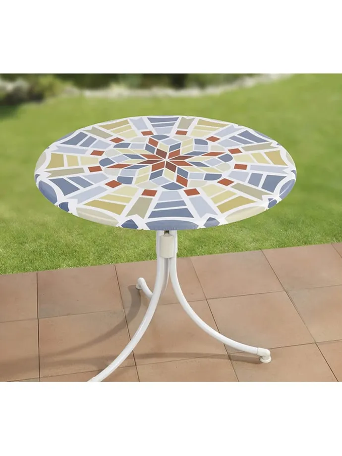 Spann-Tischdecke "Maximex" in Bunt - Ø 85 cm