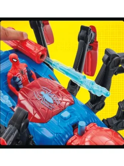 Spider-Man Marvel Krabbelspinne mit Wasserspritze + Projektile ab 4 Jahren rot