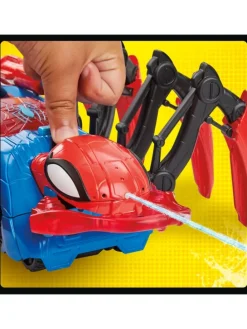 Spider-Man Marvel Krabbelspinne mit Wasserspritze + Projektile ab 4 Jahren rot