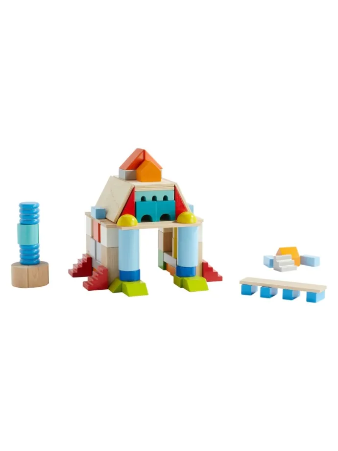 Spielbausteine Basisbausteine bunt, Set mittel in mehrfarbig