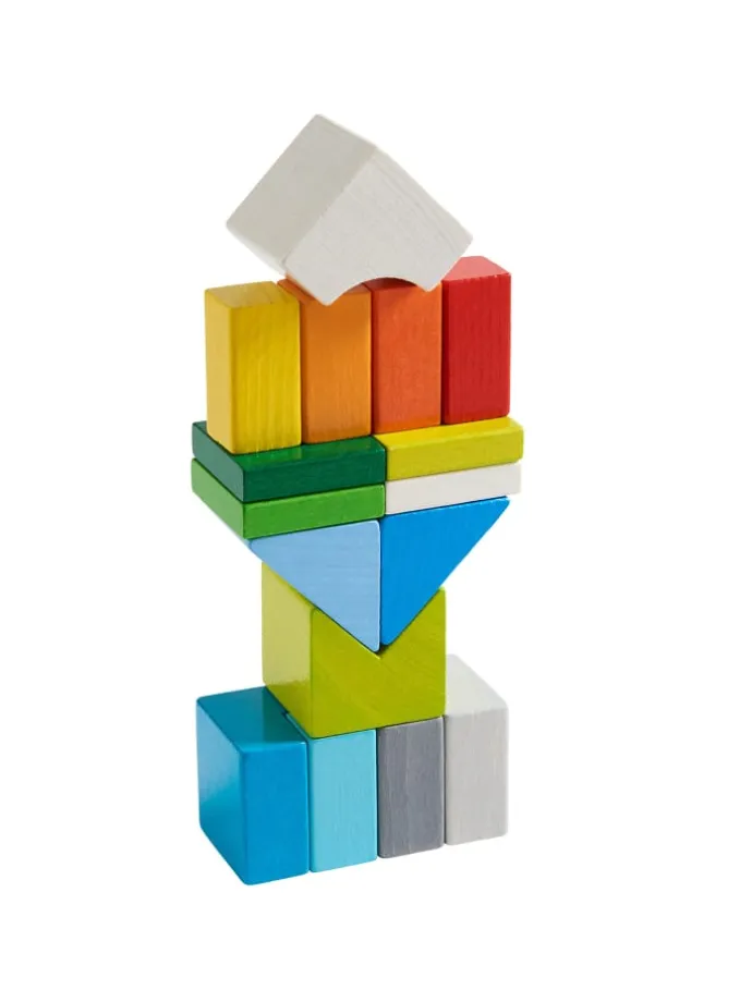 Spielbausteine 3D-Legespiel Würfelmix in mehrfarbig